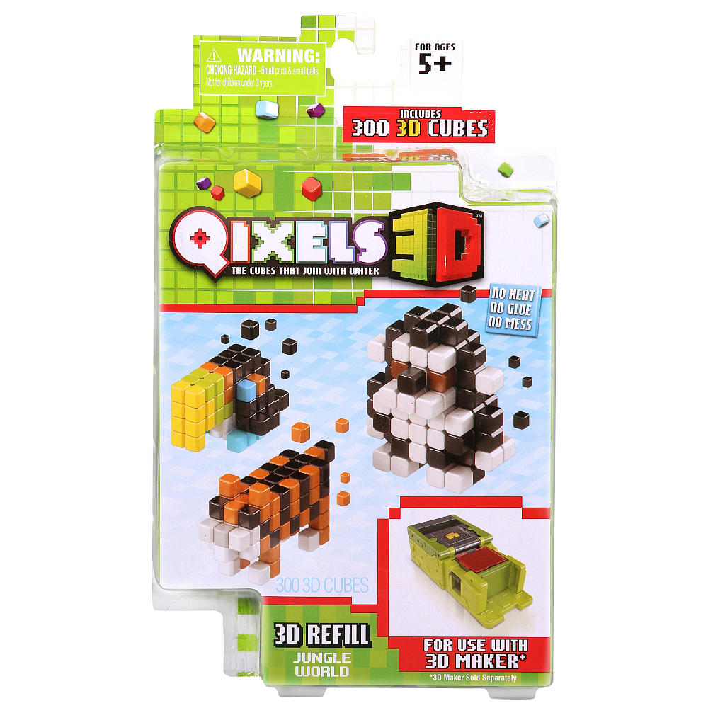 Дополнительные наборы для 3D Принтера из серии Qixels 3d  